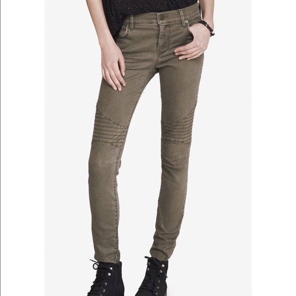 Express Denim - Express Distressed Skinny Jean Legging
